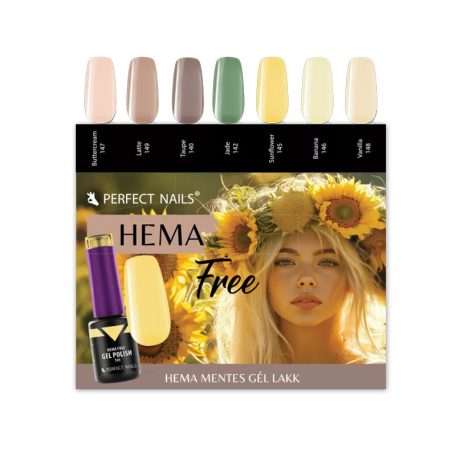 Hema Free Színpaletta - Sunflower - Perfect Nails