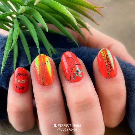 Full Coverage Zselés Műköröm Tip Készlet 120db - Oval Short - Perfect Nails