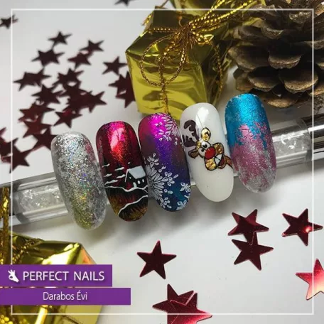 Transzferfólia Készlet - Metallic Mania - 10db - Perfect Nails