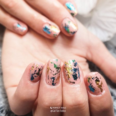 Transzferfólia Készlet - Rainbow - 10db - Perfect Nails