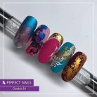 Transzferfólia Készlet - Rainbow - 10db - Perfect Nails