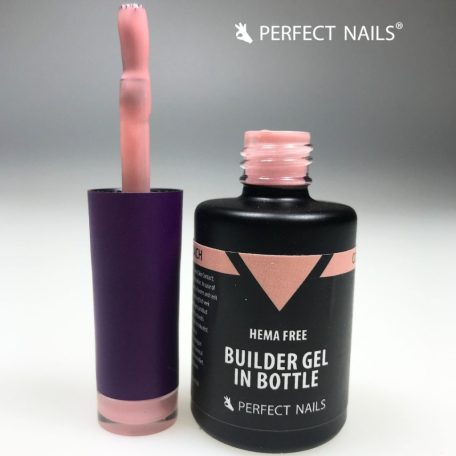 HEMA FREE Builder Gel in Bottle - Színezett üveges építőzselé 8ml - Cover Peach - Perfect Nails