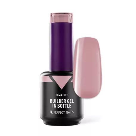 HEMA FREE Builder Gel in Bottle - Színezett üveges építőzselé 15ml - Cover Pink - Perfect Nails