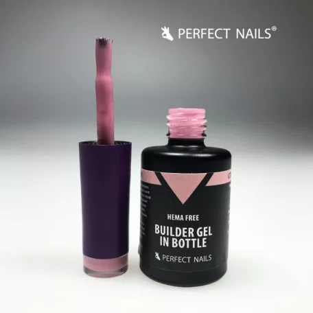 HEMA FREE Builder Gel in Bottle - Színezett üveges építőzselé 15ml - Cover Pink - Perfect Nails