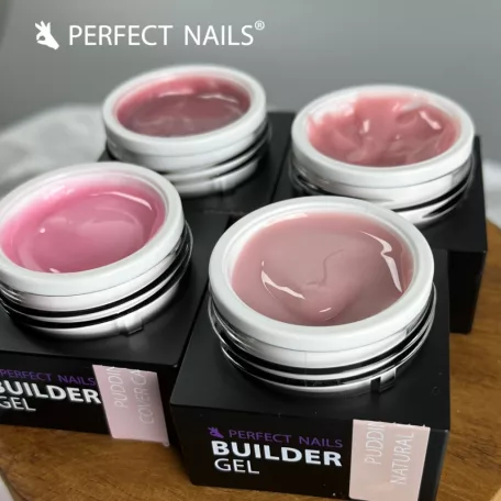 Pudding Cover Gel - Építőzselé - Cover Tan 15g  - Perfect Nails