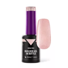   HEMA FREE Builder Gel in Bottle - Színezett üveges építőzselé 8ml - Sparkling Rose - Perfect Nails