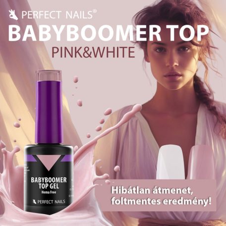 Babyboomer Top Gel - White - 8ml  - Perfect Nails