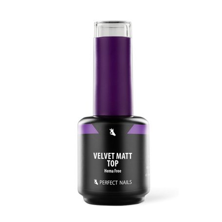 Velvet Matt Top Gel - Hema Free Matt Fedőzselé - 15ml   - Perfect Nails