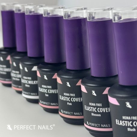 Elastic Cover Base Gel - Hema Free Erősített Gél Lakk Alap - Pink Shine- 15ml - Perfect Nails