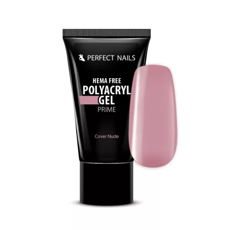 PolyAcryl Gel Prime - Hema Free Tubusos Polygel - Cover Nude 60g - Perfect Nails