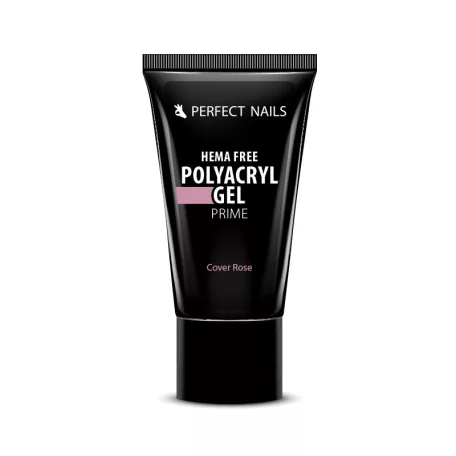 PolyAcryl Gel Prime - Hema Free Tubusos Polygel - Cover Rose 30g - Perfect Nails