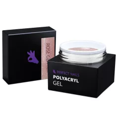   Perfect PolyAcryl Gel - Polygel Rose Glitter 15g - Perfect Nails