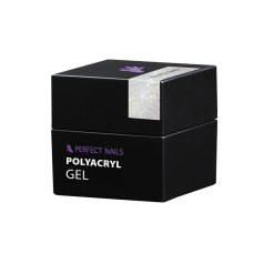   Perfect PolyAcryl Gel - Polygel White Glitter 15g - Perfect Nails
