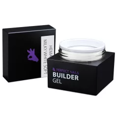   Milky White Soft Builder Gel - Hema Free Építőzselé 50g - Perfect Nails