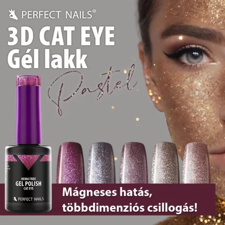 HEMA FREE Cat Eye Gél Lakk - Petal - 8ml - Perfect Nails