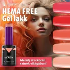 HEMA FREE Gél Lakk - Shrimp - 4ml - Perfect Nails