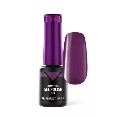 HEMA FREE Gél Lakk - 124 Merlot - 4ml - Perfect Nails
