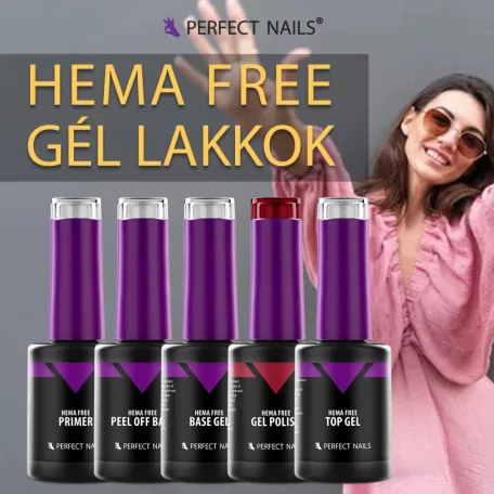 HEMA FREE Gél Lakk HF009 8ml - Sangria - Perfect Nails