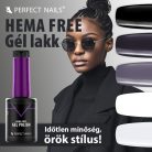 HEMA FREE Gél Lakk HF048 8ml - Black - Perfect Nails