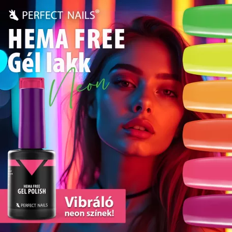 HEMA FREE Gél Lakk - Neon Yellow - 8ml - Perfect Nails