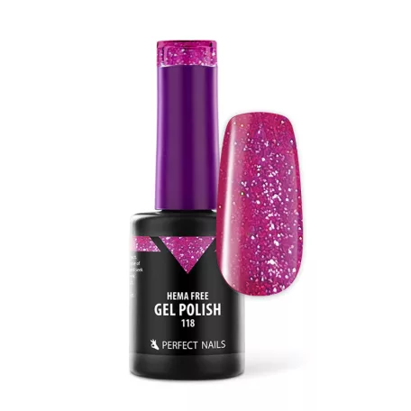 HEMA FREE Gél Lakk - 118 Nordic Pink - 8ml - Perfect Nails