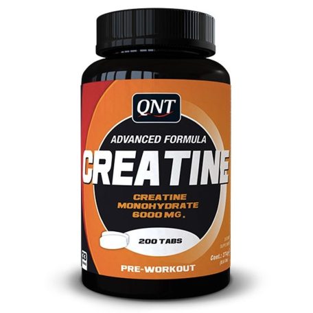 QNT Creatine Monohydrate - 200 tabletta kreatin kapszula sportolóknak