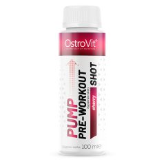 OSTROVIT Pump Pre-Workout Shot Cherry 1 karton (100mlx20db)