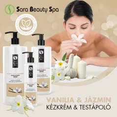 Vanília és jázmin kézkrém és testápoló 500ml