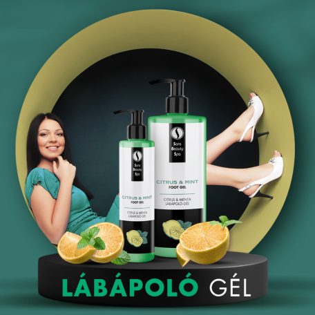 Citrus és Menta lábápoló gél 250ml