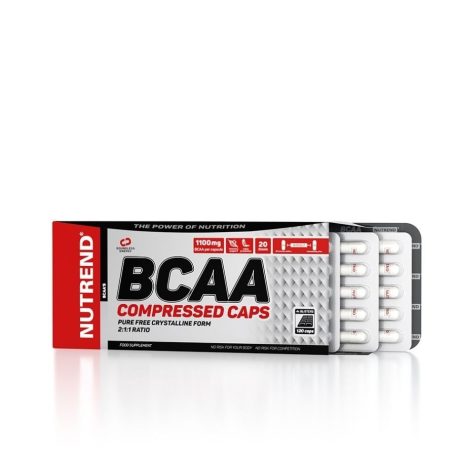 Nutrend BCAA COMPRESSED CAPS 120 tabletta aminosav táplálékkiegészítő