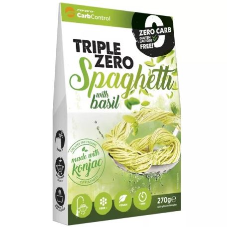 Triple Zero Pasta-Spaghetti bazsalikommal