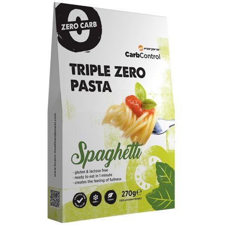 Triple Zero Pasta-Spaghetti diétás termék, közel 0 kalóriával