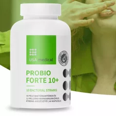   Bélflóra támogató 10 féle baktérium törzzsel 60 kapszula - USA medical