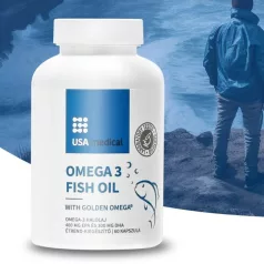 GOLDEN® Omega 3 halolaj 60 kapszula - USA medical