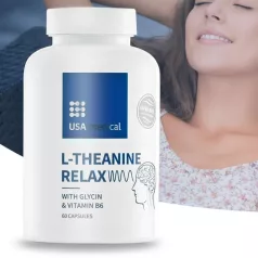   RELAX AlphaWave® L-theanine-nel és glicinnel 60 kapszula - USA medical