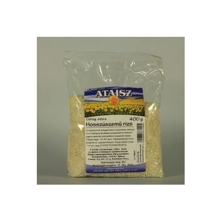 Reformélelmiszer Ataisz görög extra hosszúszemű rizs 400 g