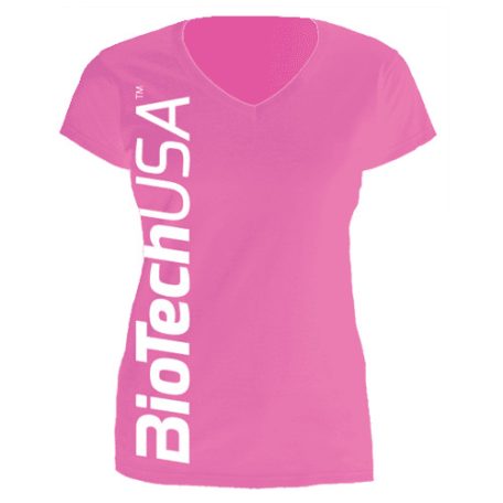 BioTechUSA női póló Pink