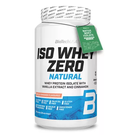 Biotech Iso Whey Zero lactose free natural 908g