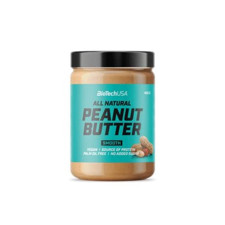 Biotech Peanut mogyoróvaj Smooth (krémes) 400g