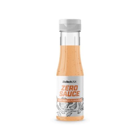 Biotech zero sauce Fűszeres Fokhagyma 350ml