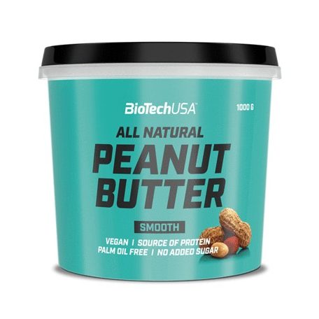 Biotech Peanut Butter Mogyoróvaj Smooth (krémes) 1000g