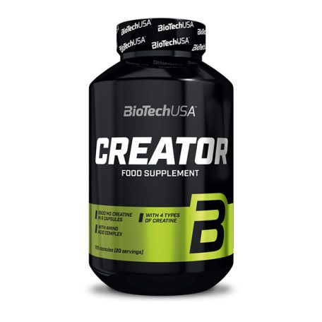 Biotech CreaTor 120 kapszula kreatin kapszulás kivitelben