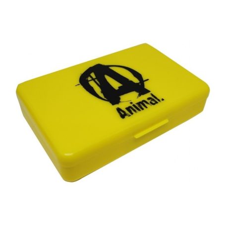 Animal sárga gyógyszeres doboz edzés kiegészítő termék sportolóknak