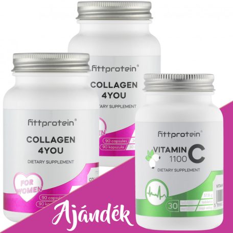 Fittprotein Collagen 4YOU (2db) + Vitamin C 1100