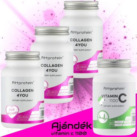 Fittprotein Collagen 4YOU 3 hónapra + Vitamin C 1100
