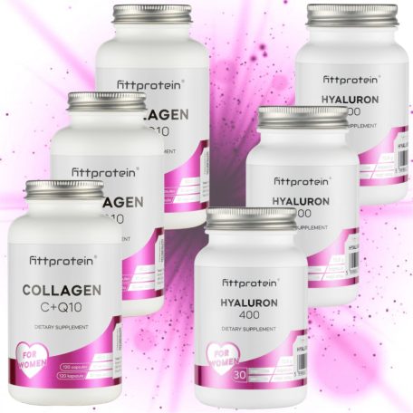Fittprotein Beauty KOLLAGÉN+HYALURON csomag 3 hónapra