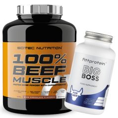   Legyél Nagyobb Csomag - Scitec 100% Beef Muscle + Fittprotein Big Boss
