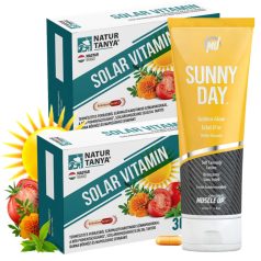   Natur Tanya SOLAR VITAMIN (2db) + Golden Glow Önbarnító Testápoló