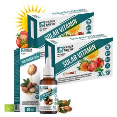   Natur Tanya Bőrtámogató SOLAR VITAMIN (2db) + BIO Argán Olaj (1db) Csomag