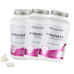   Pyruvate Tripack Kedvezményes Csomag 90 napra - Fittprotein PYRUVATE 900mg CAPS (3db)